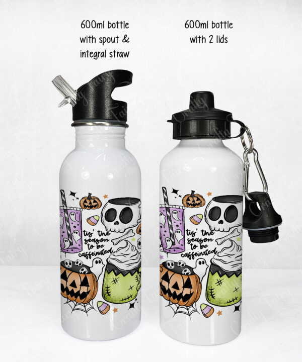 19978 caffeinated spooky season water bottle 3