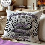 19989 book club skull gothic cushion 2