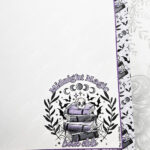midnight magic book club skull purple gothic witchy a5 notepad