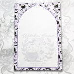 midnight magic book club skull purple gothic witchy a5 notepad