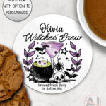 20014 witchs brew gothic coaster