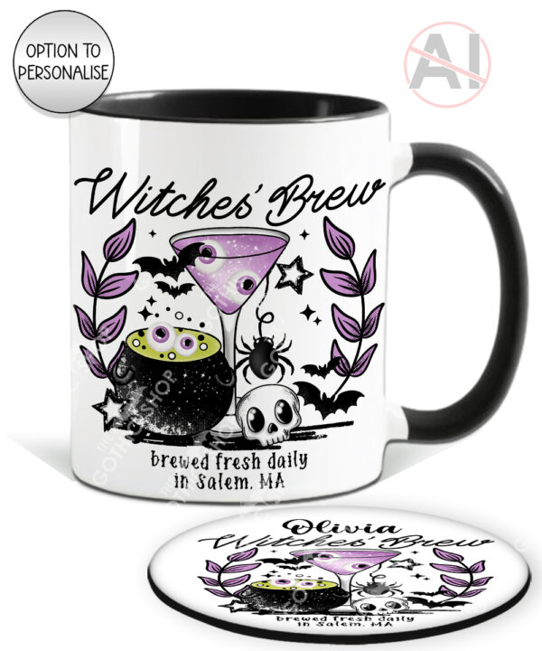 20014 witchs brew gothic mug coaster