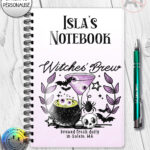 20019 witches brew gothic notebook 4