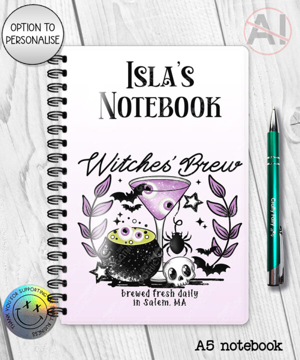 20019 witches brew gothic notebook 4