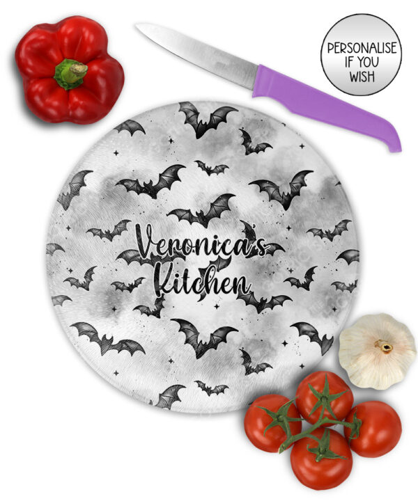 20023 bats gothic chopping board 2