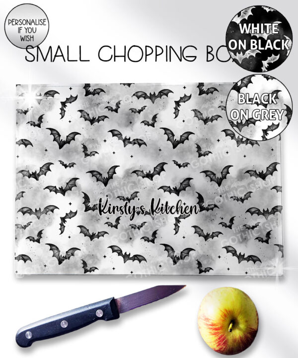 20023 bats gothic chopping board 3