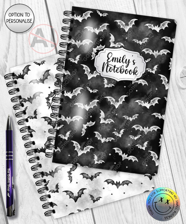 20024 bats gothic notebook 2