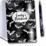 20024 bats gothic notebook 4