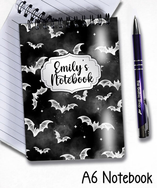 20024 bats gothic notebook 4