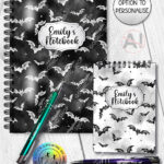 20024 bats gothic notebook 5