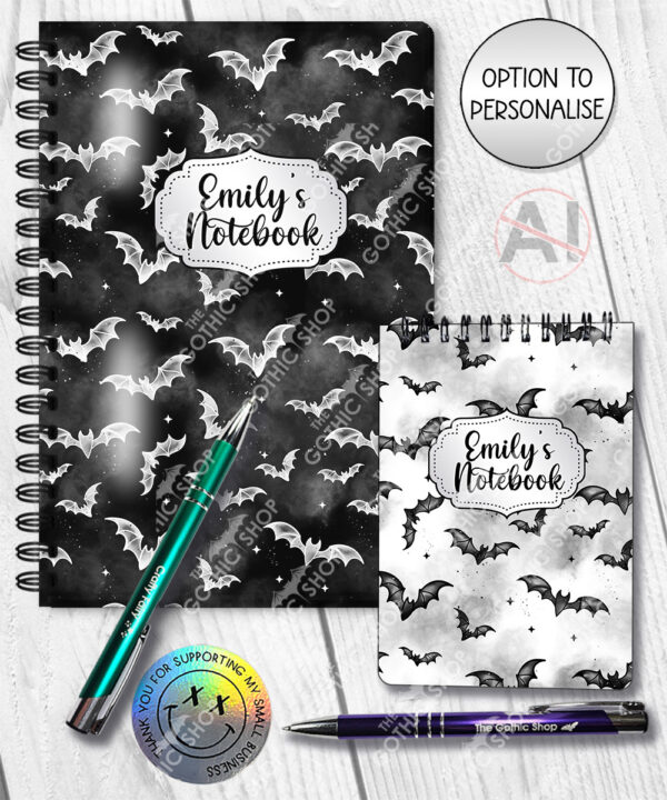 20024 bats gothic notebook 5