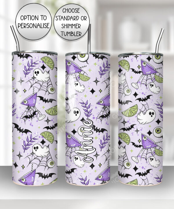 20026 ghosts cocktails personalised spooky tumbler 2