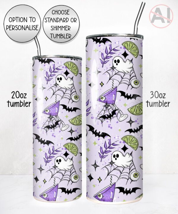 20026 ghosts cocktails personalised spooky tumbler 3