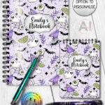 20028 ghosts cocktails personalised spooky notebook 1