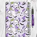 20028 ghosts cocktails personalised spooky notebook 3