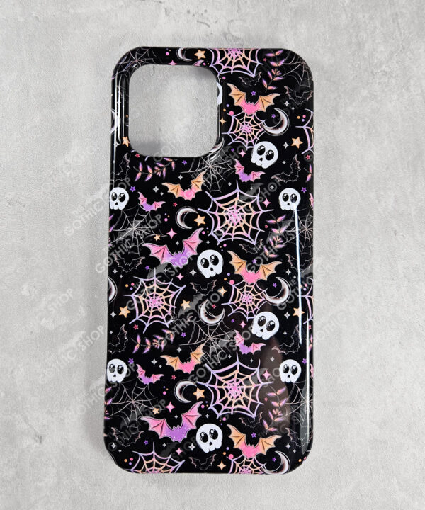 20033 colourful bats gothic phone case 2