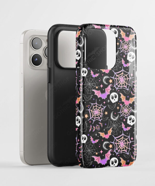 20033 colourful bats gothic phone case 6