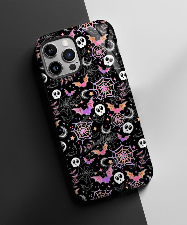 20033 colourful bats gothic phone case 7