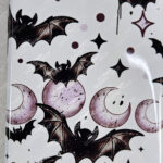 bats & purple moons gothic phone case for iphone samsung pixel