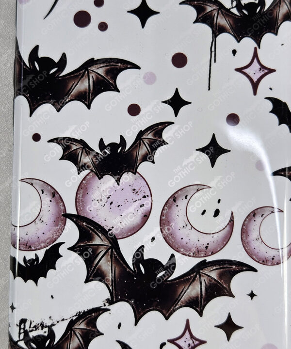 bats & purple moons gothic phone case for iphone samsung pixel