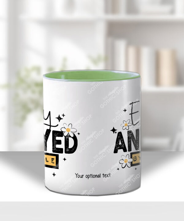 easily annoyed by people mug and/or coaster optional to personalise