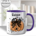 20047 personalised pumpkin lace halloween mug 1