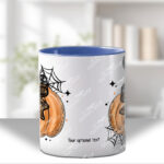 20047 personalised pumpkin lace halloween mug 2