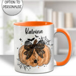 20047 personalised pumpkin lace halloween mug 4
