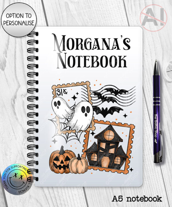 20063 personalised halloween stamp notebook 1
