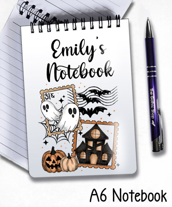 20063 personalised halloween stamp notebook 2