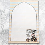 ghostie halloween stamps a5 notepad