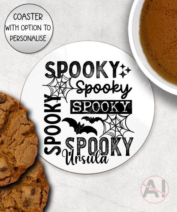 20067 spooky gothic halloween coaster