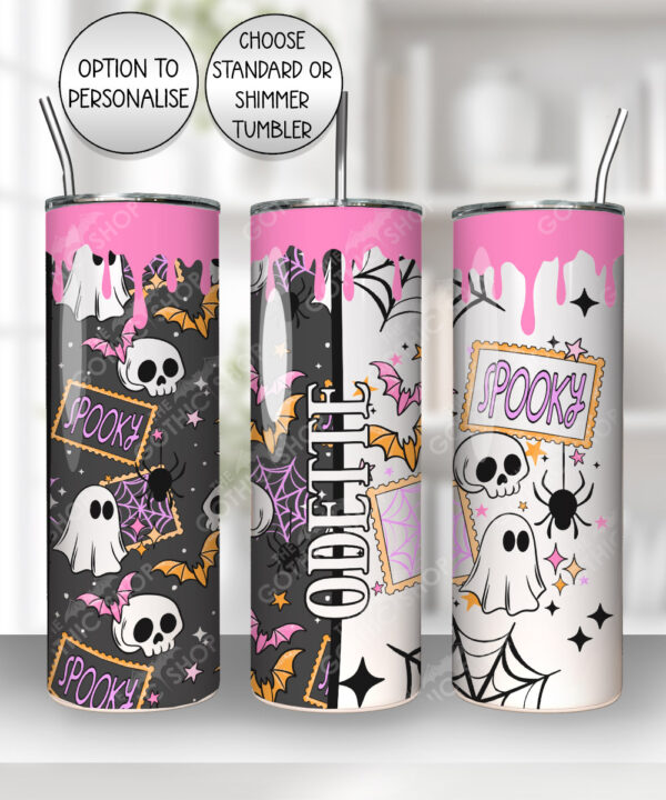 20072 personalised spooky ghost tumbler 2
