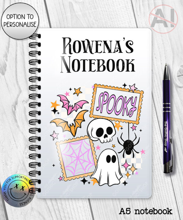 20073 personalised spooky ghost notebook 1