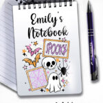 20073 personalised spooky ghost notebook 3
