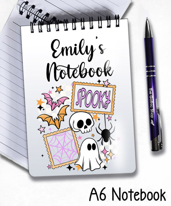 20073 personalised spooky ghost notebook 3
