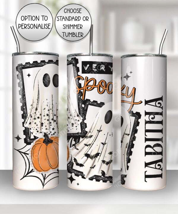 20077 personalised very spooky halloween tumbler 2