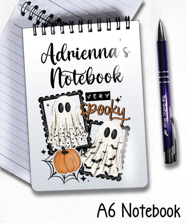20081 personalised very spooky halloween notebook 1