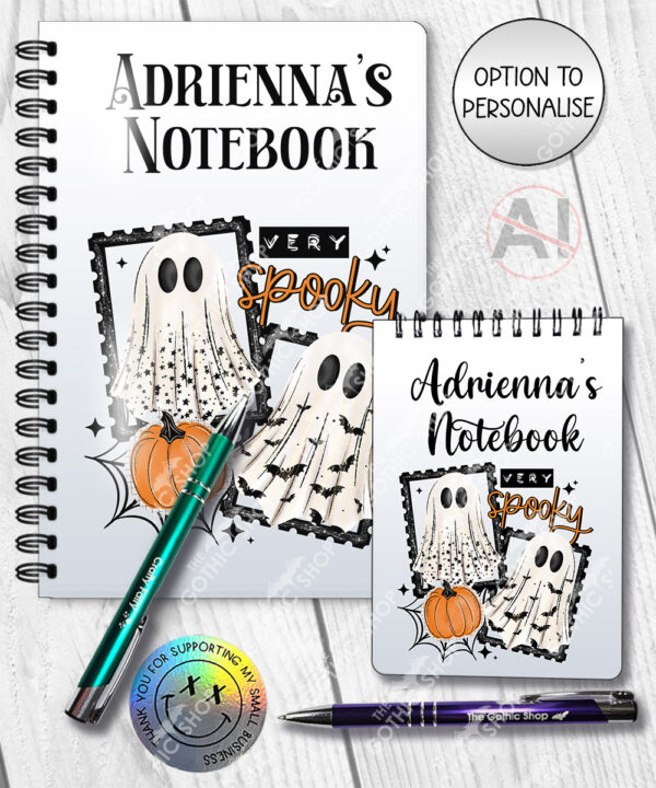 20081 personalised very spooky halloween notebook 2