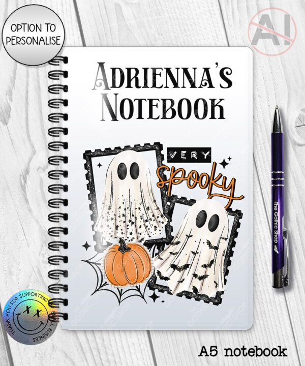 20081 personalised very spooky halloween notebook 3