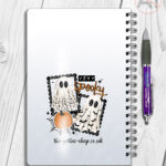 20081 personalised very spooky halloween notebook 4
