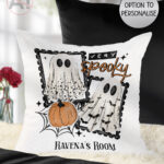 20082 personalised very spooky halloween cushion 1