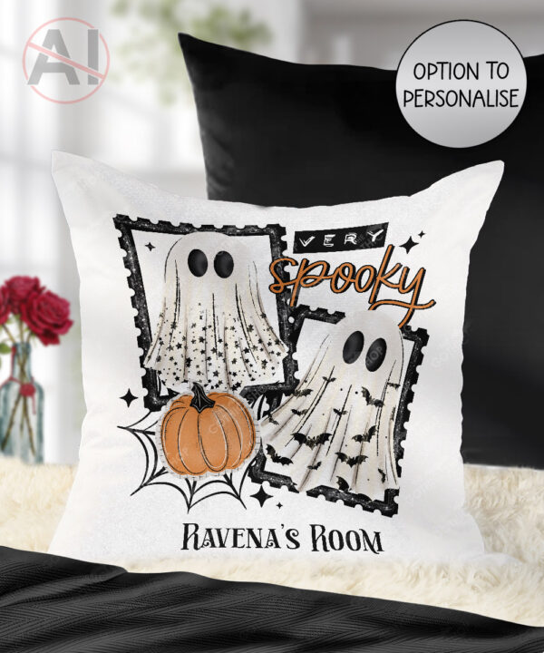 20082 personalised very spooky halloween cushion 1