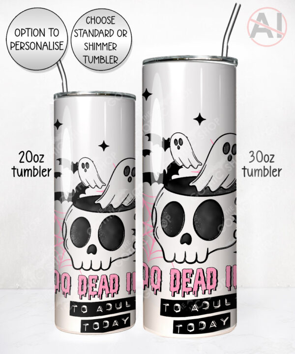 20086 personalised dead inside gothic tumbler 2