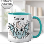 20091 personalised winter bat gothic mug 1