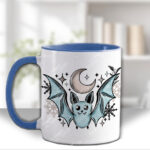 20091 personalised winter bat gothic mug 2
