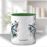 20091 personalised winter bat gothic mug 3