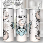 20092 personalised winter bat gothic tumbler 2