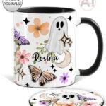 20100 floral ghosties personalised mug 1