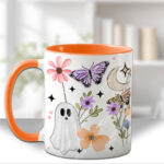20100 floral ghosties personalised mug 4